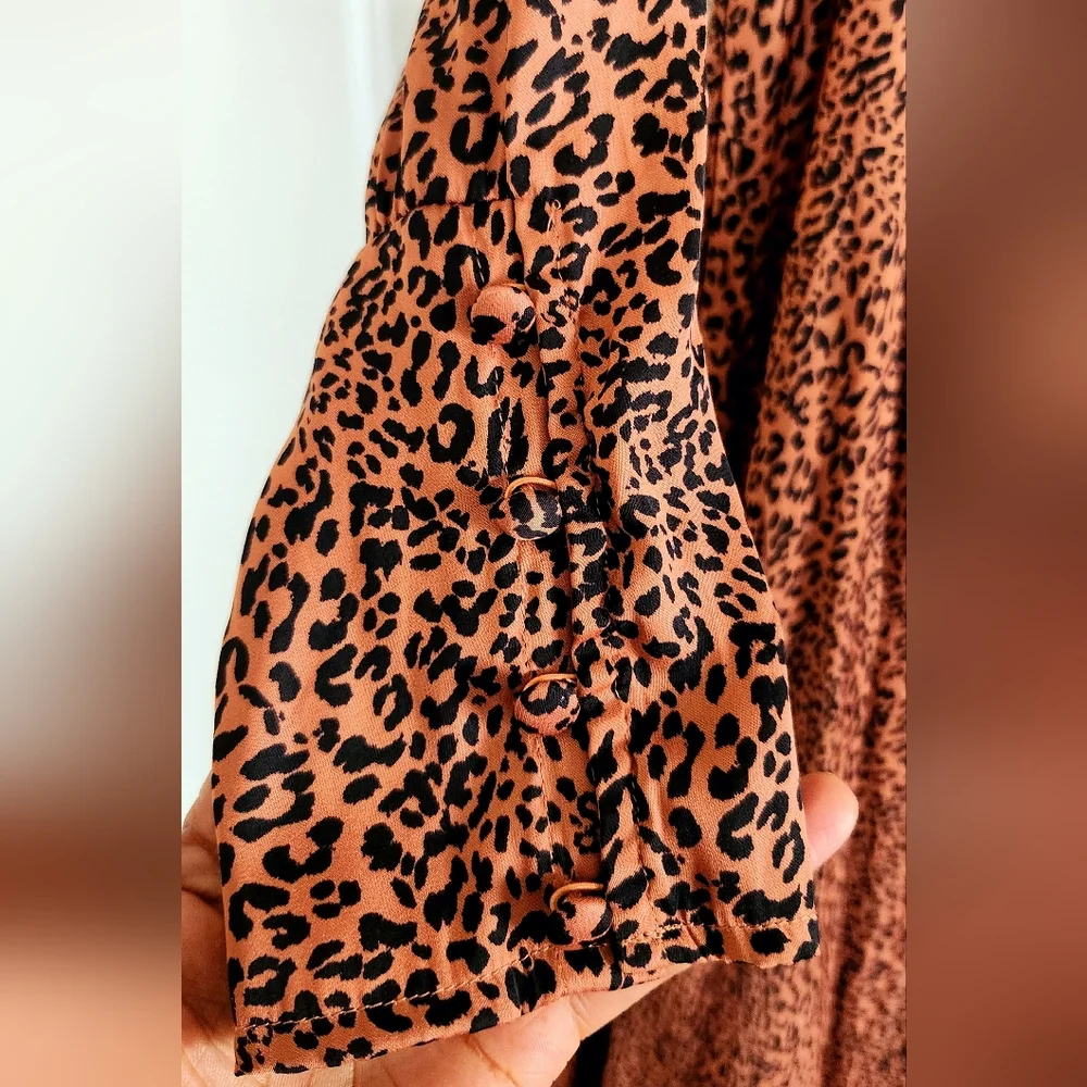 Free People Brown Backless Dress‎ - Picture 9 of 10